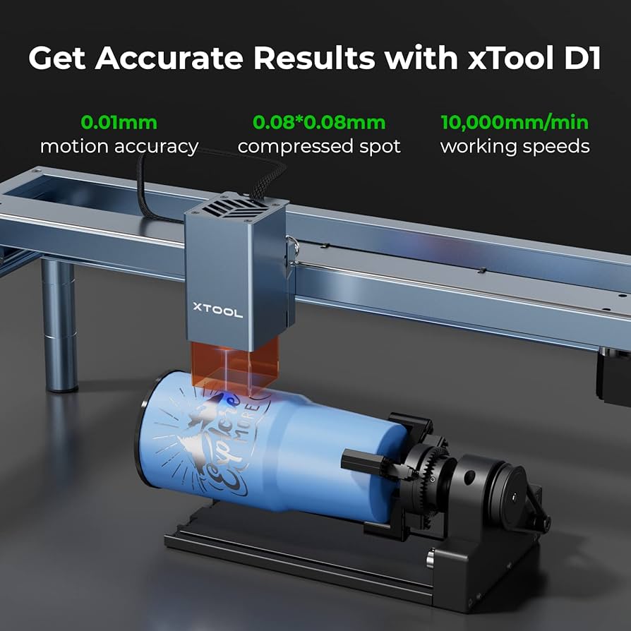 xTool D1/D1 Pro用4-in-1 RA2 Pro Amazon.com: xTool D1 Pro 20W Laser Engraver 4-in-1 Rotary